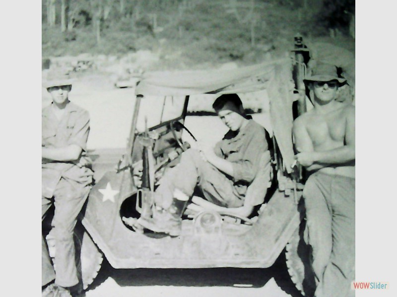 Richard Eaton in Jeep