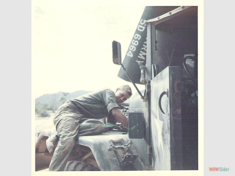 Don Hultquist working on truck 024