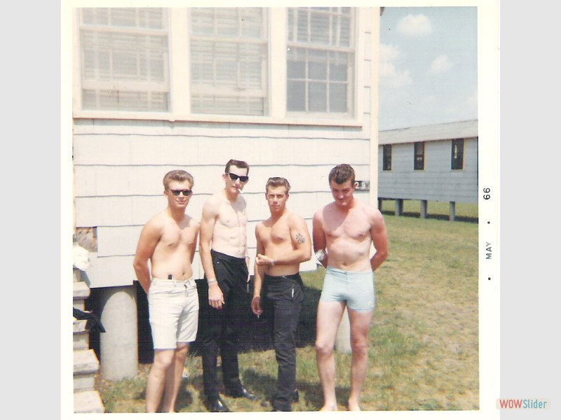 Left to right Kallas, MacIntash, Miller, Lewis at Fort Hood Texas30