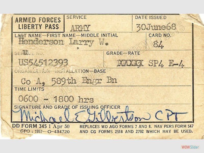 Armed Forces Liberty Pass