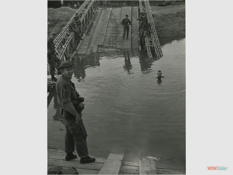 5.MAJ Schroeder checking our bridge the Cav Squadron violated